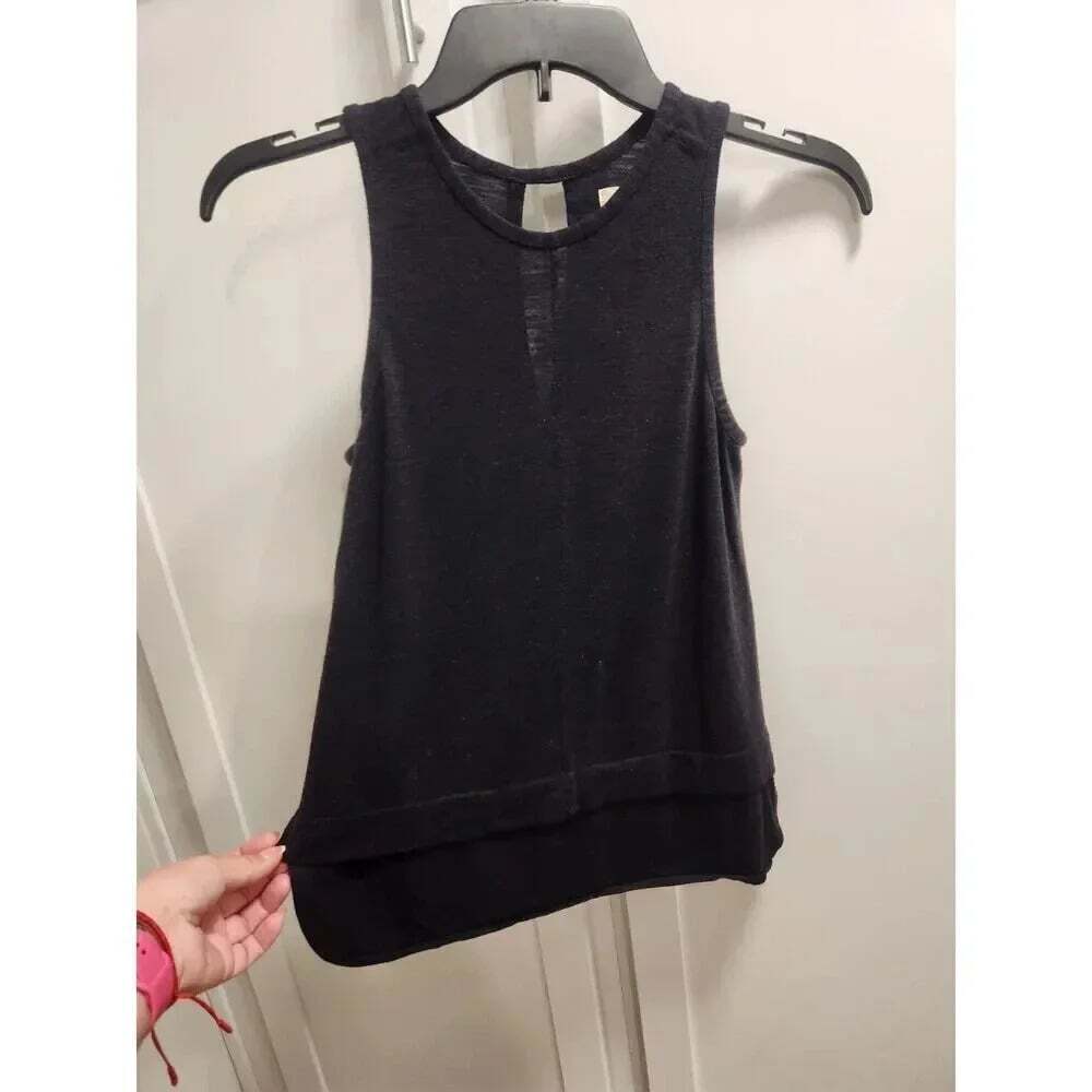 Madewell Layered Keyhole Back Tank Top